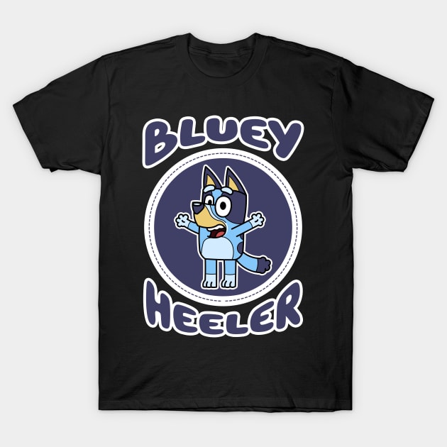 Bluey Heeler T-Shirt by Gunung Sambojorka